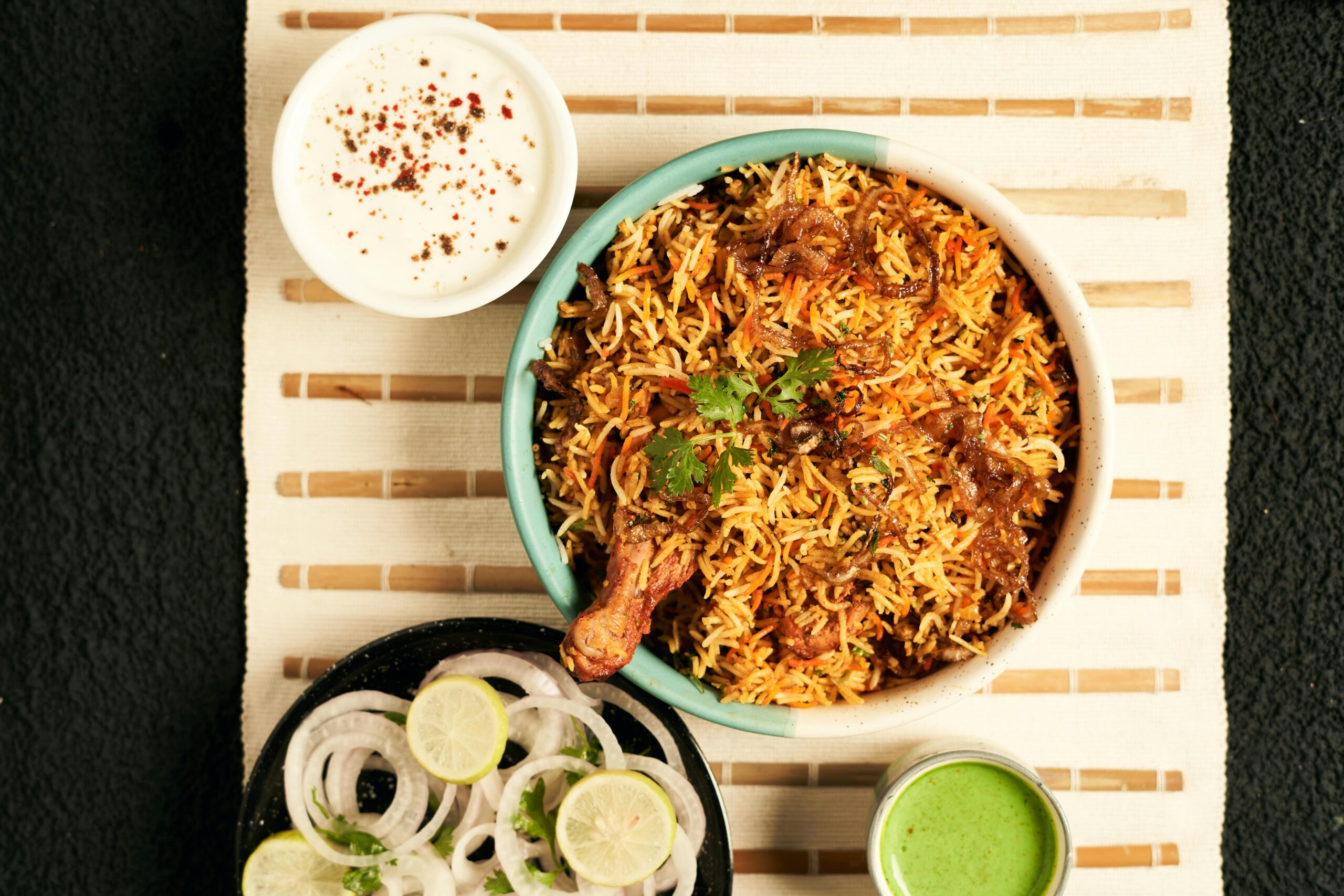 Best Cafes in Hyderabad – Adda & Aroma Cafe, chicken biryani