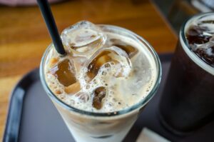 Best Cafes in Hyderabad – Adda & Aroma Cafe, iced milk tea